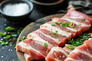 Porc émincé à la sauce soja et aux arômes de coriandre