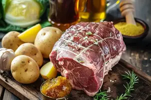 Porc mijoté à la bière brune et légumes d'automne