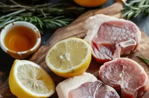 Porc braisé au miel et aux épices braai, un délice citronné à l'ail