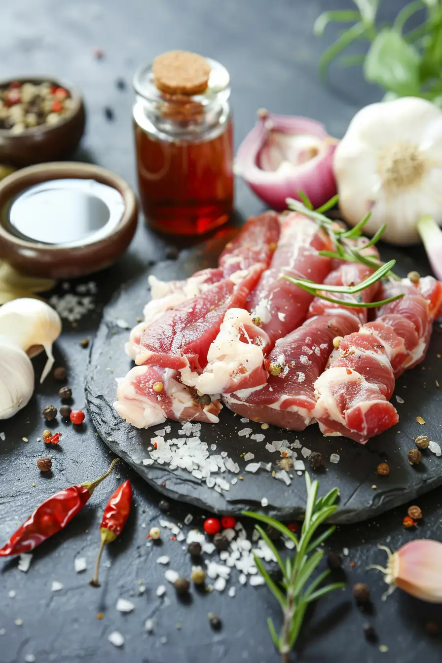 Porc épicé aux oignons et vinaigre aigre-doux