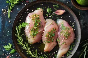 Poulet aux saveurs exotiques : citron vert, ail et épices parfumées