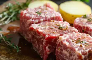 Agneau sucré-salé aux pommes de terre et thym