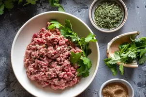 Curry d'agneau haché au lait de coco et coriandre fraîche