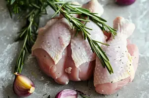 Poulet crémeux à la moutarde et à l'estragon