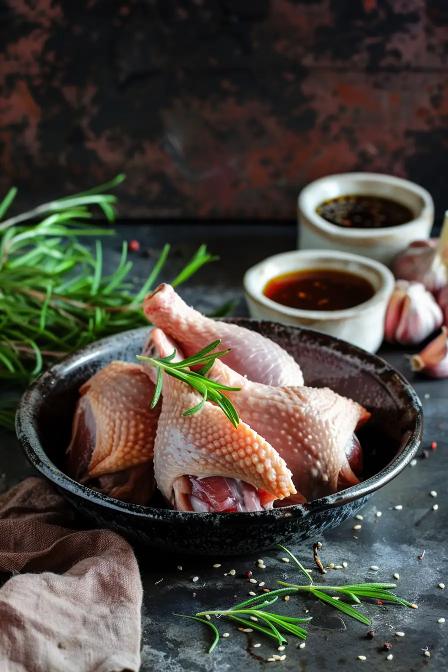 Dinde marinée à la citronnelle et au soja sucré
