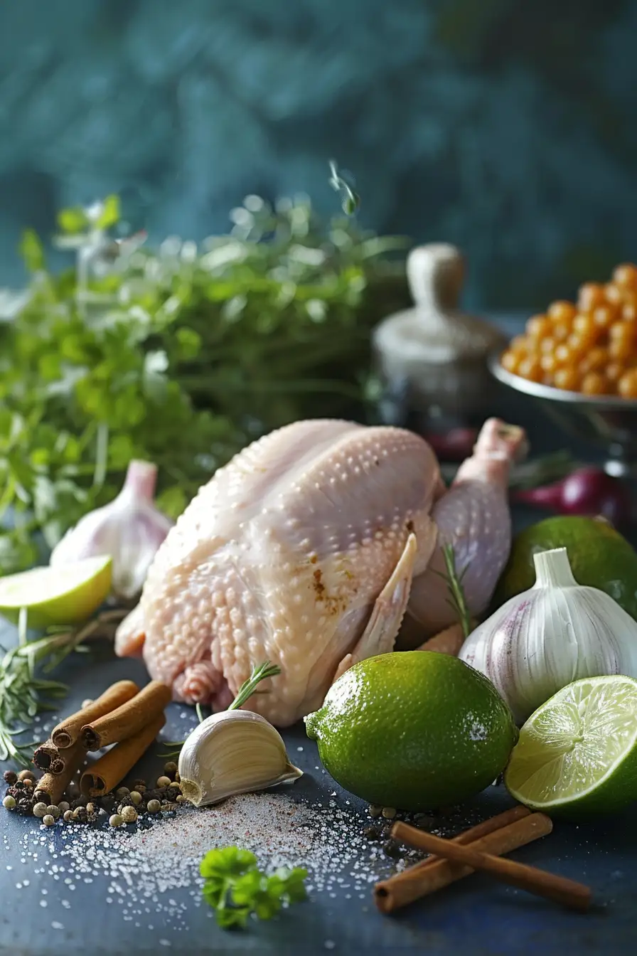 Dinde aux saveurs exotiques de citron vert et épices