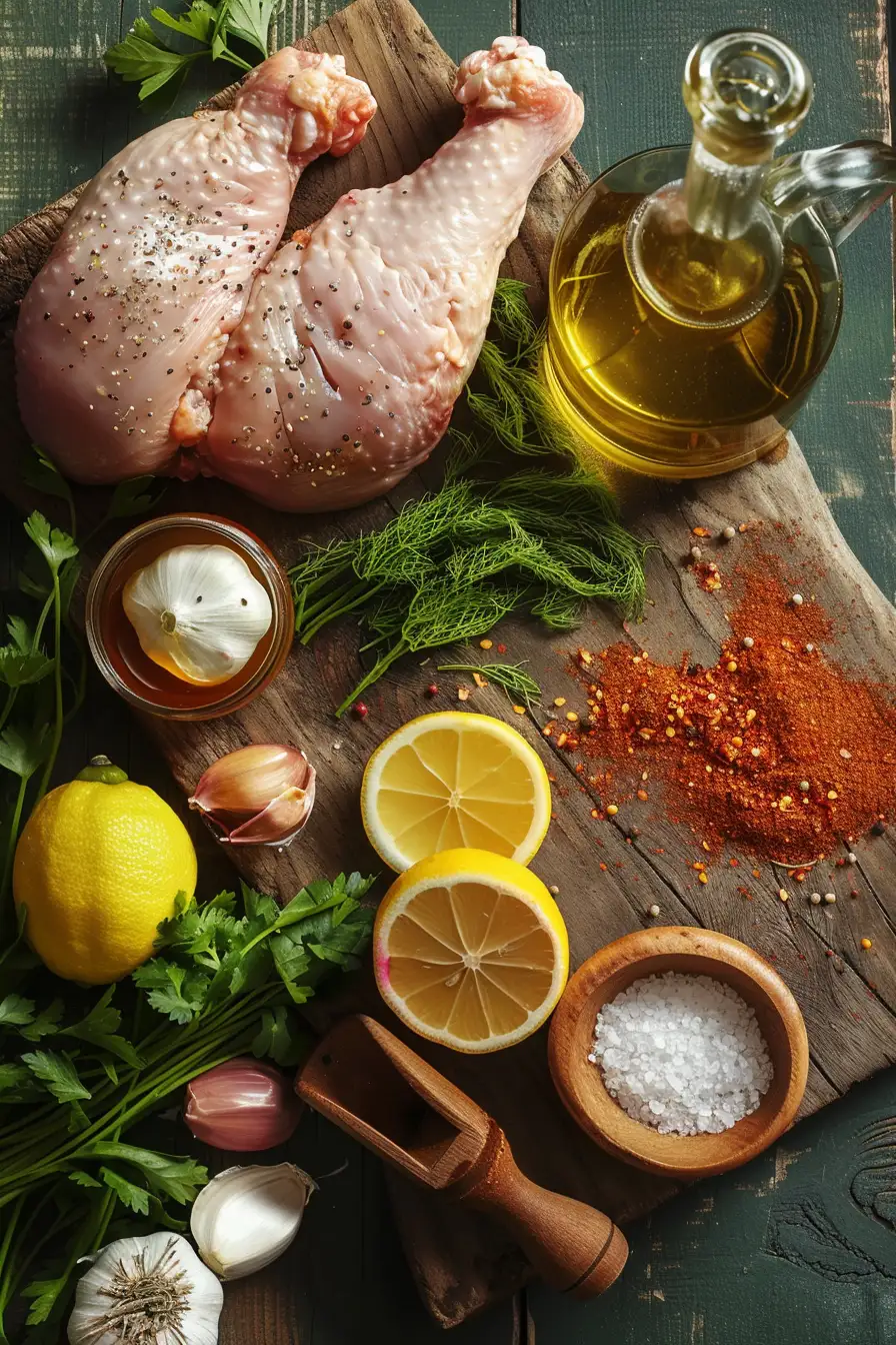 Dinde aux épices peri-peri, miel et citron, parfumée à la coriandre