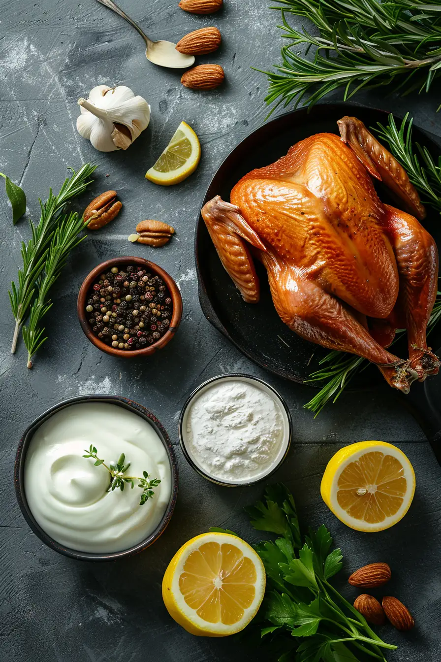 Dinde épicée aux saveurs saoudiennes et yaourt citronné