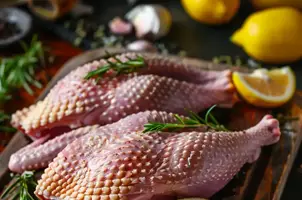 Canard mariné au yaourt et épices, un délice citronné