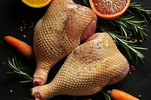 Canard aux saveurs d'orange et miel épicé au paprika et cumin