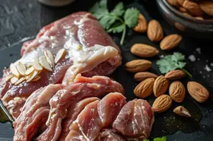 Lapin aux saveurs orientales : ras el hanout, miel et amandes effilées