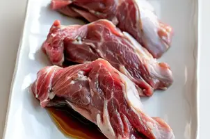 Lapin à la sauce soja, mirin et gingembre