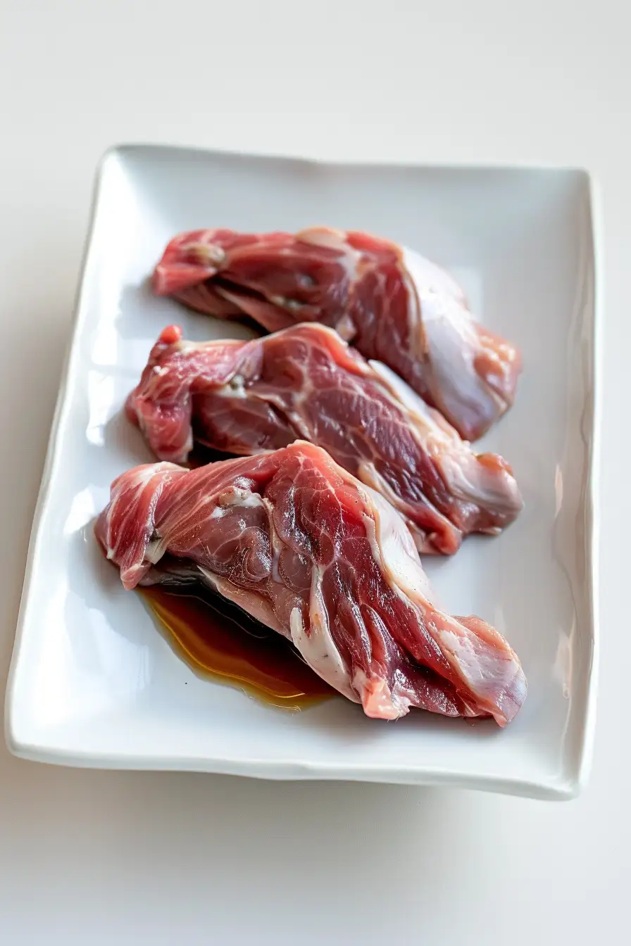 Lapin à la sauce soja, mirin et gingembre
