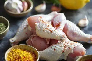 Poulet au yaourt safrané et citronné