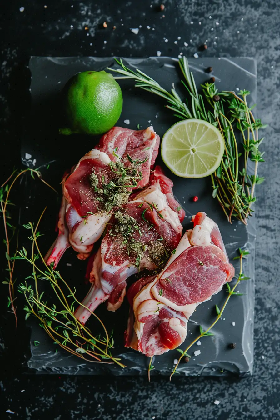 Lapin exotique au lait de coco et piment de la Jamaïque