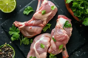 Lapin exotique au piment de la Jamaïque et lait de coco, parfumé au citron vert et coriandre