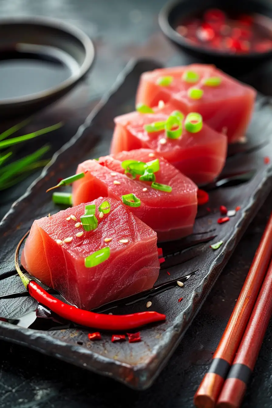 Délice de thon à la citronnelle et lait de coco épicé