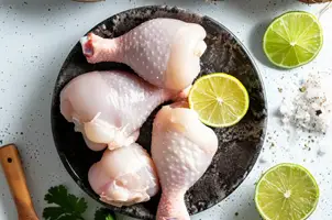 Poulet crémeux au curry et citron vert, parfumé à la coriandre