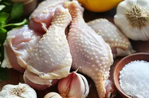 Poulet mariné au yaourt et épices libanaises, un délice citronné