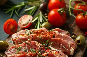 Porc savoureux aux épices et olives méditerranéennes